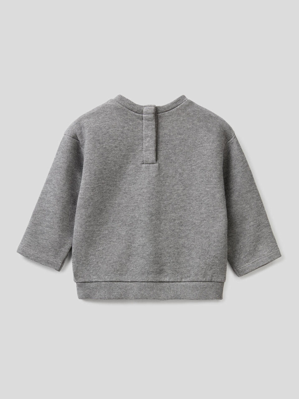 Sweatshirt with petal look applique image number 2