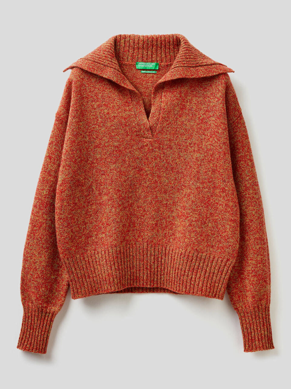 Polo in pure tricot Shetland wool image number 1