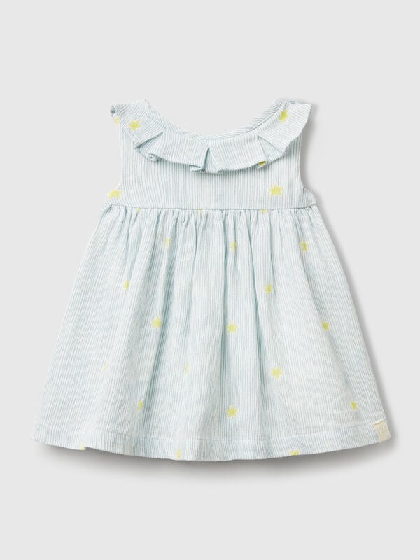 Dress with ruffled collar New Born (0-18 months)
