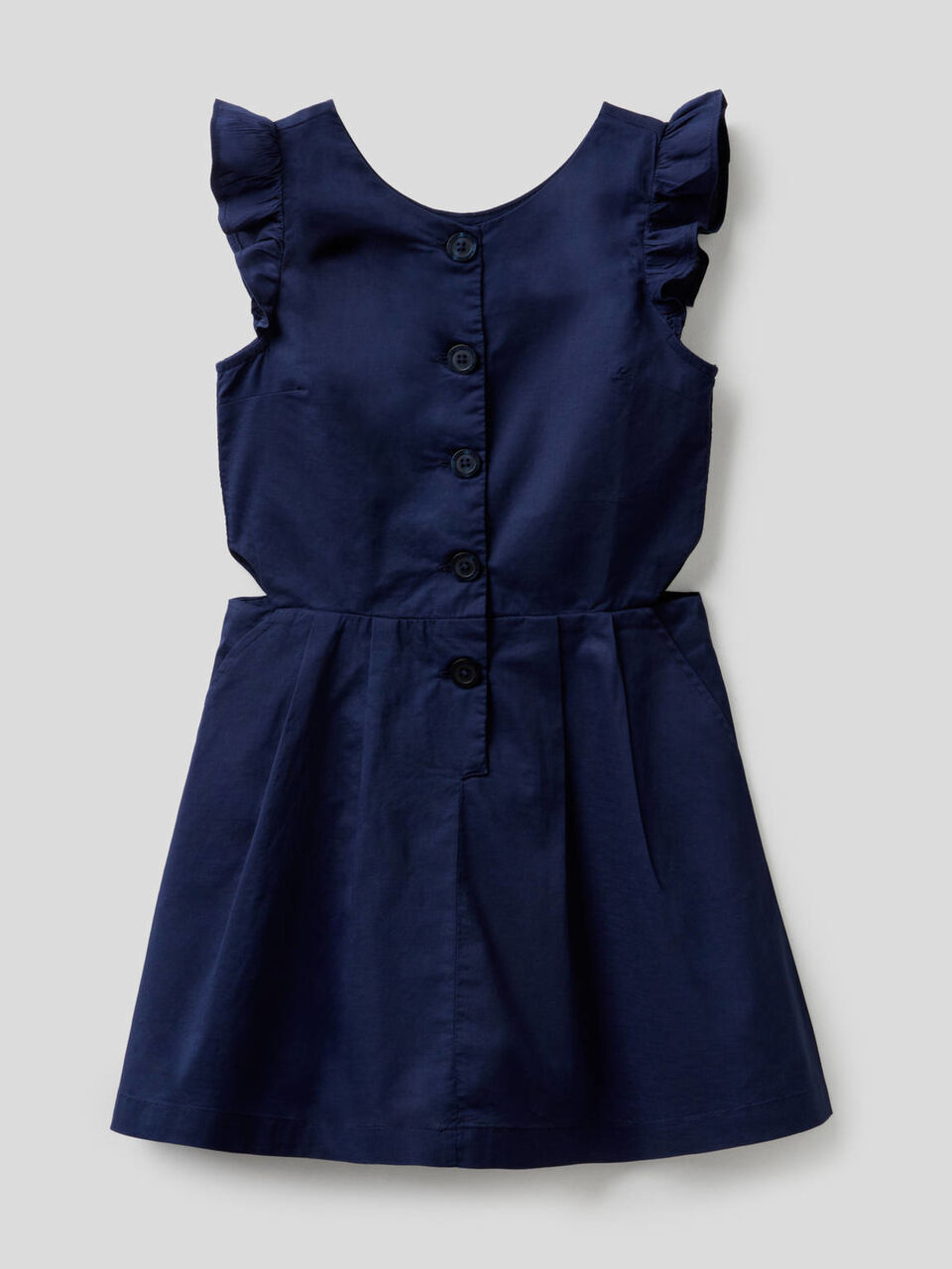 100% cotton flared dress image number 1
