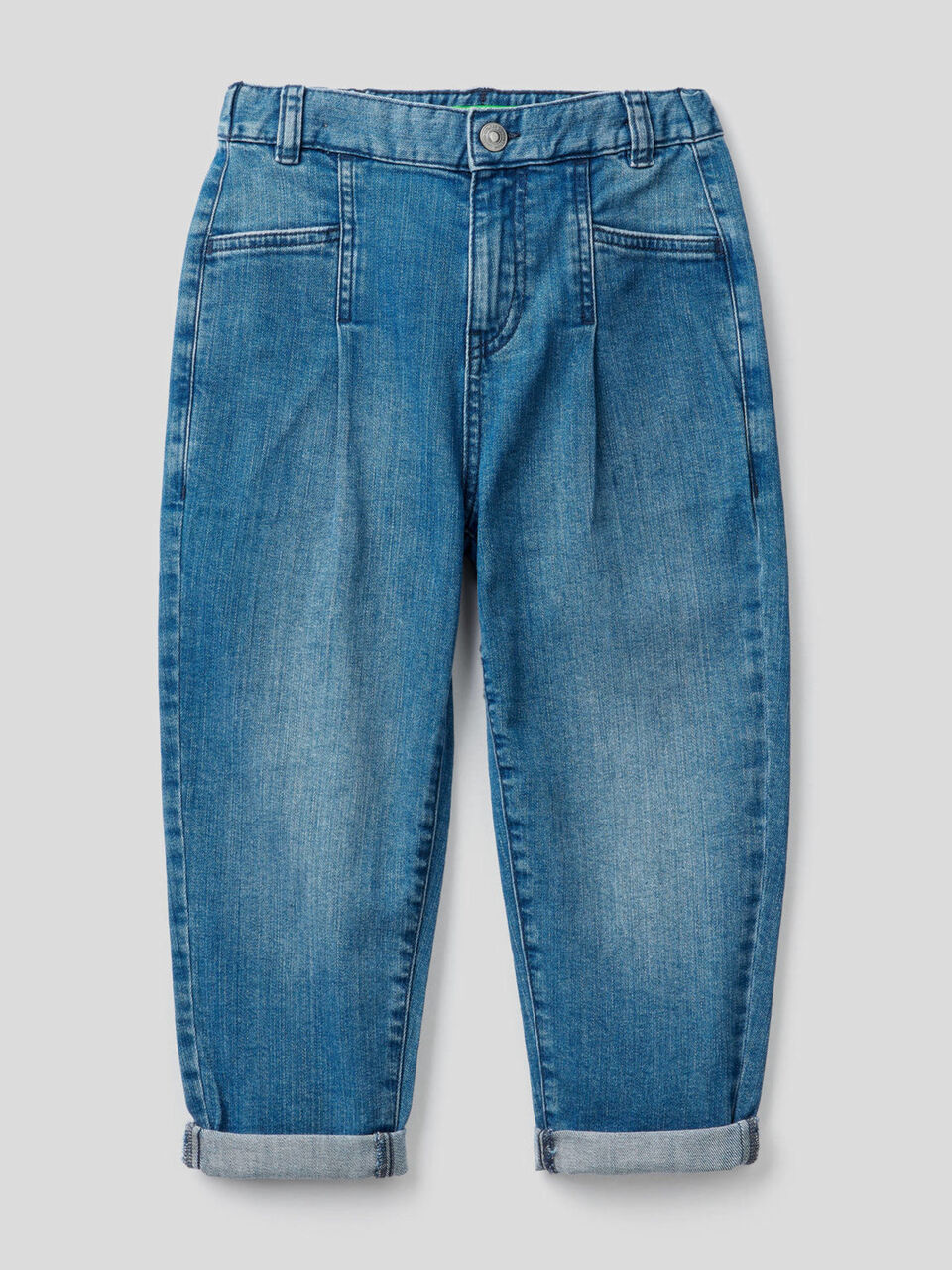 Slouchy jeans in stretch cotton image number 1