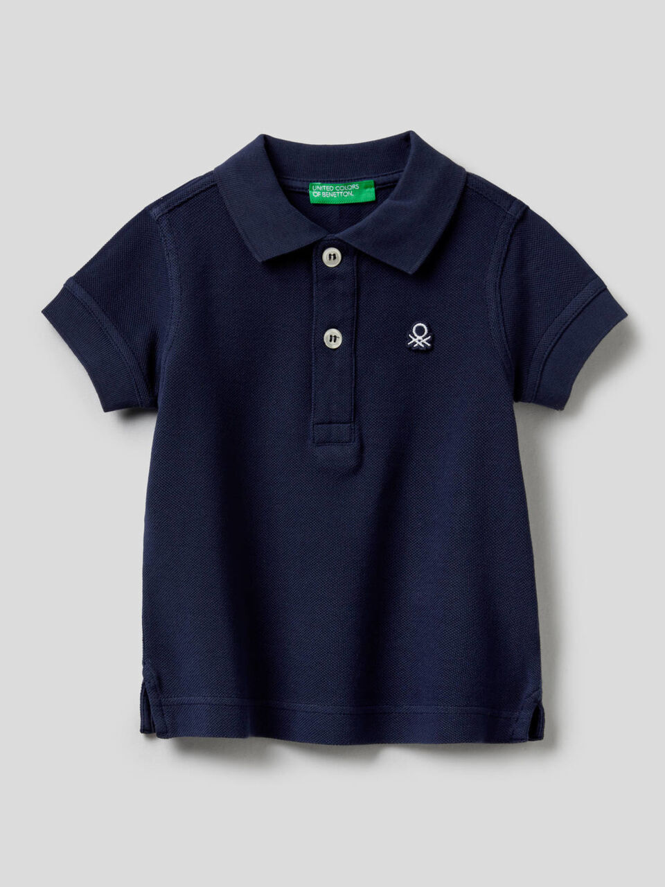 Polo in pure cotton pique image number 1