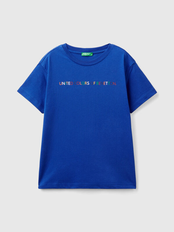 Short sleeve t-shirt in 100% organic cotton Junior Boy