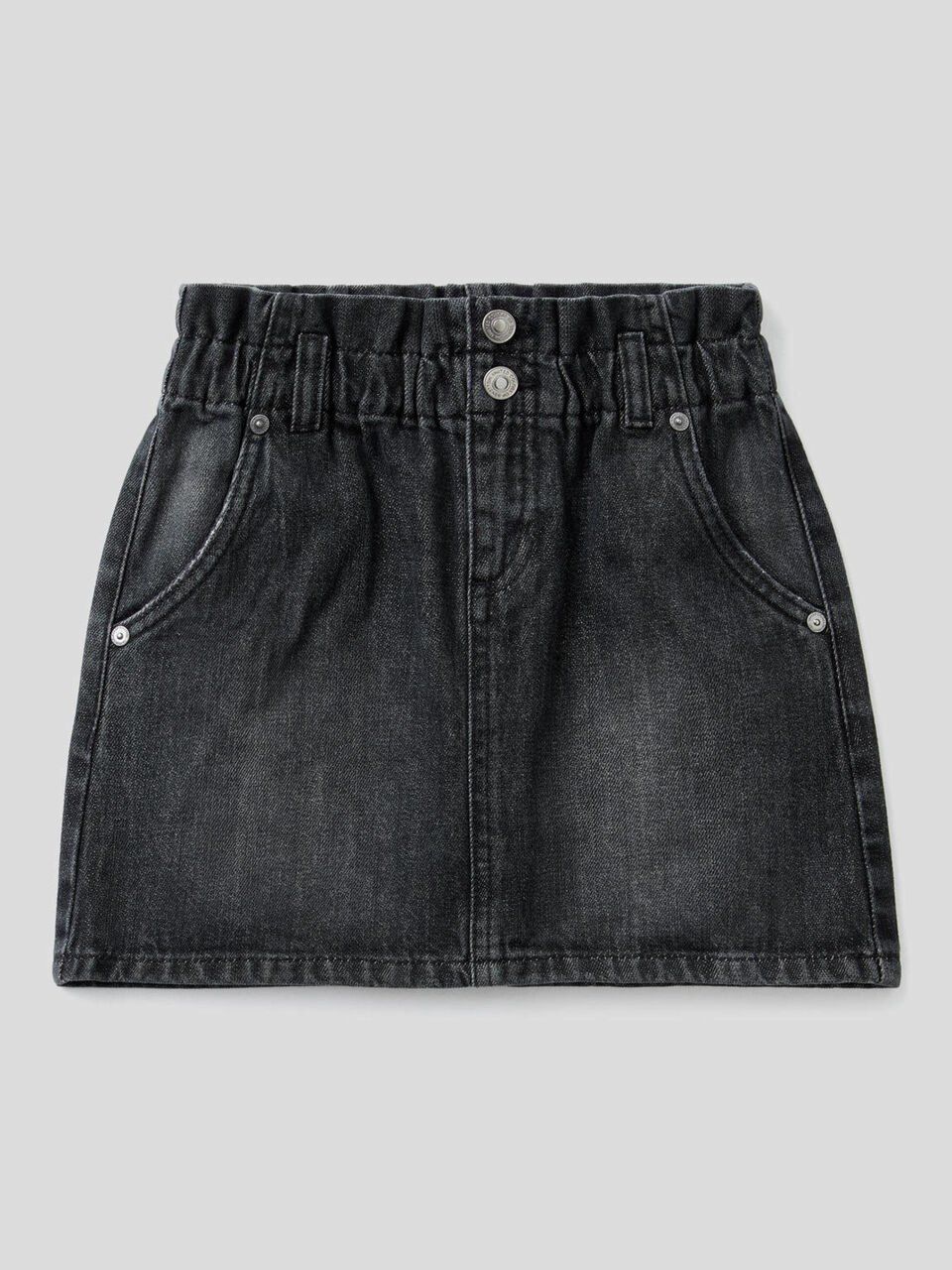 Short skirt in 100% cotton denim image number 1