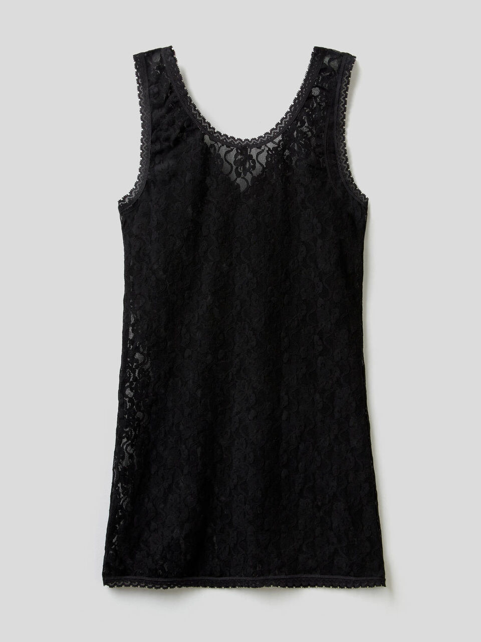 Stretch lace tank top image number null