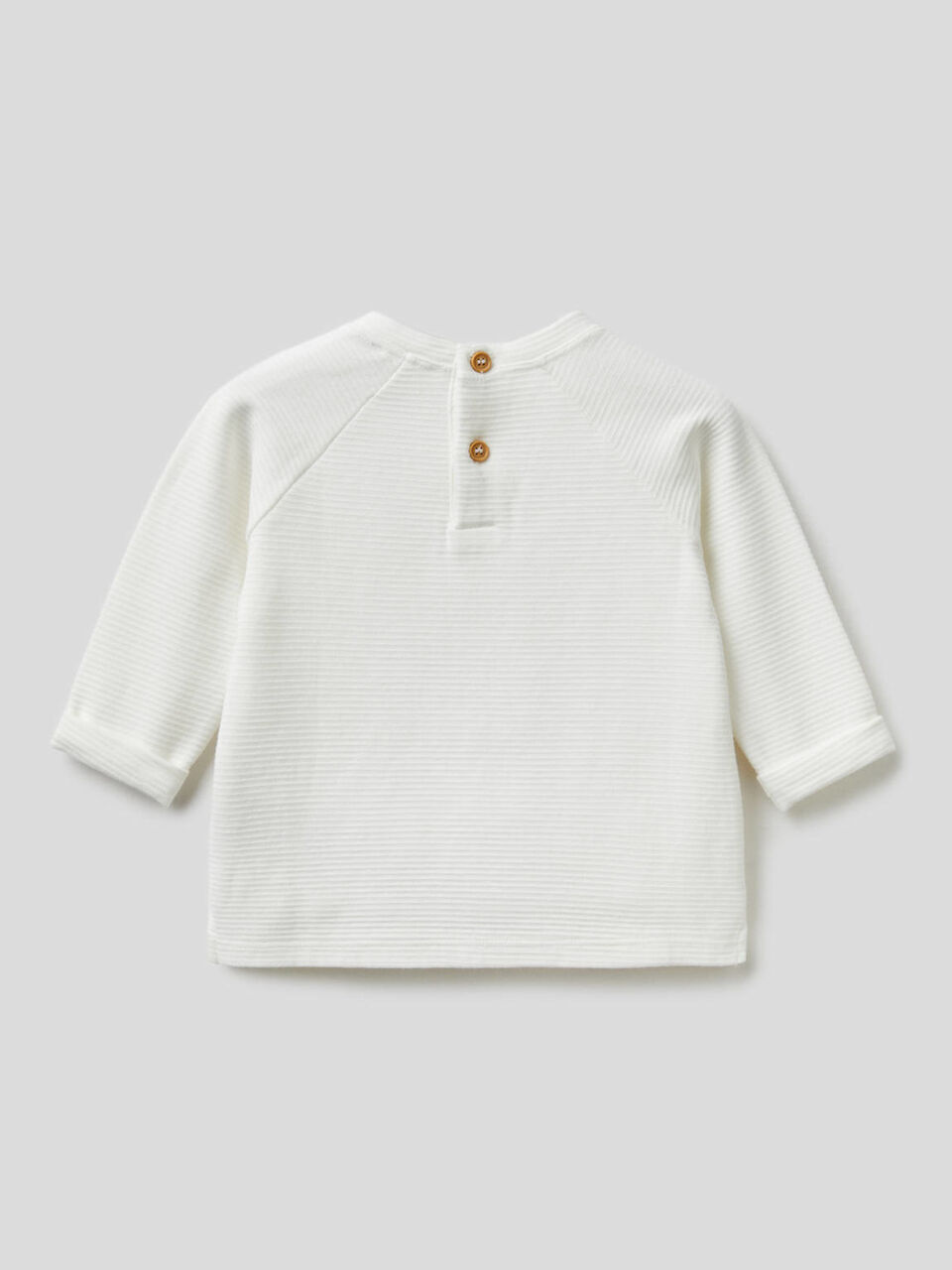 Sweatshirt in stretch organic cotton image number 2