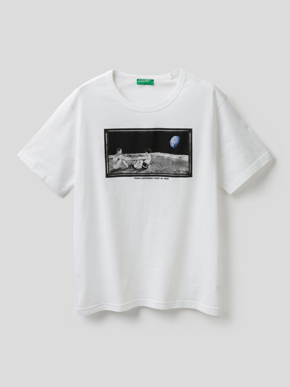 Organic cotton t-shirt with print image number 1