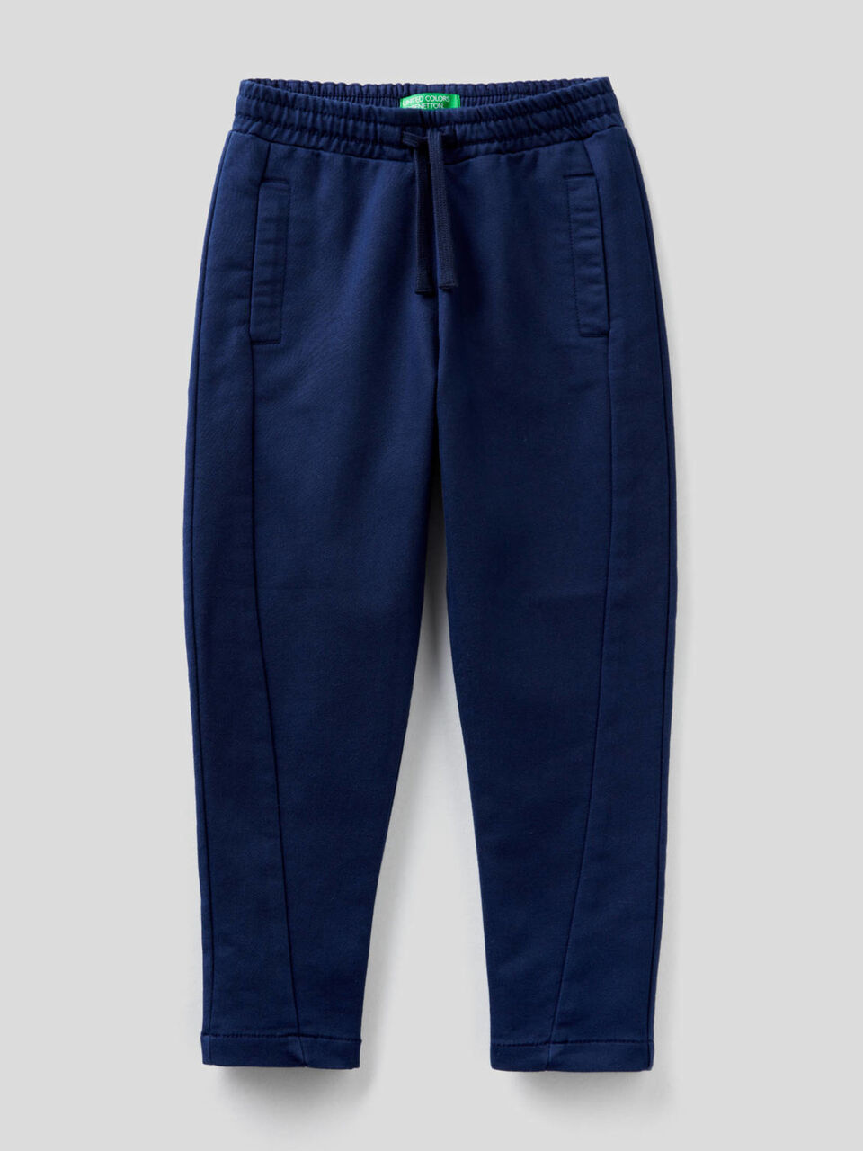 Sporty sweat look trousers image number 1