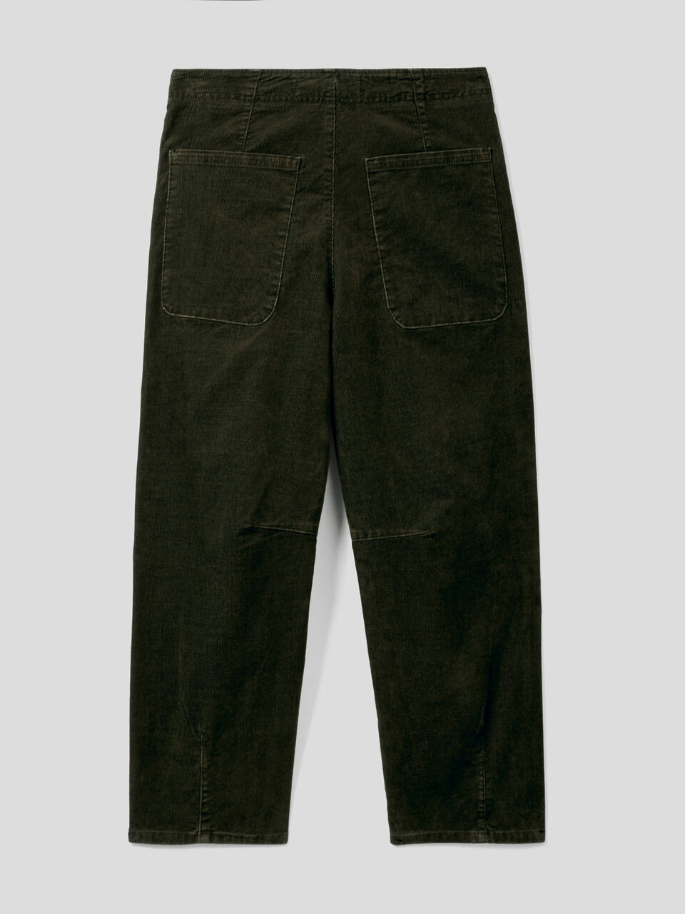Slouchy trousers in ribbed velvet image number 2