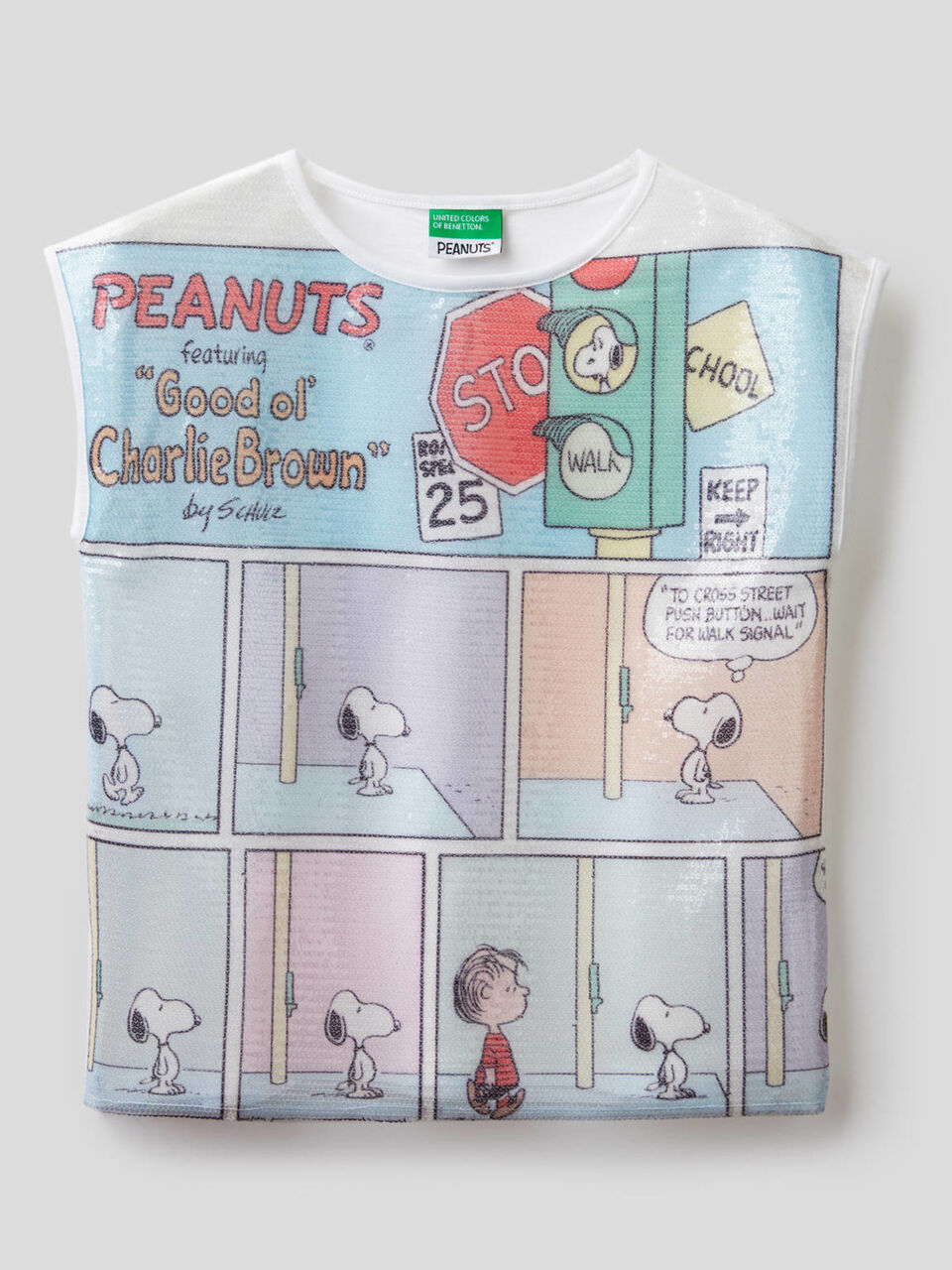 Peanuts t-shirt with sequins image number 1