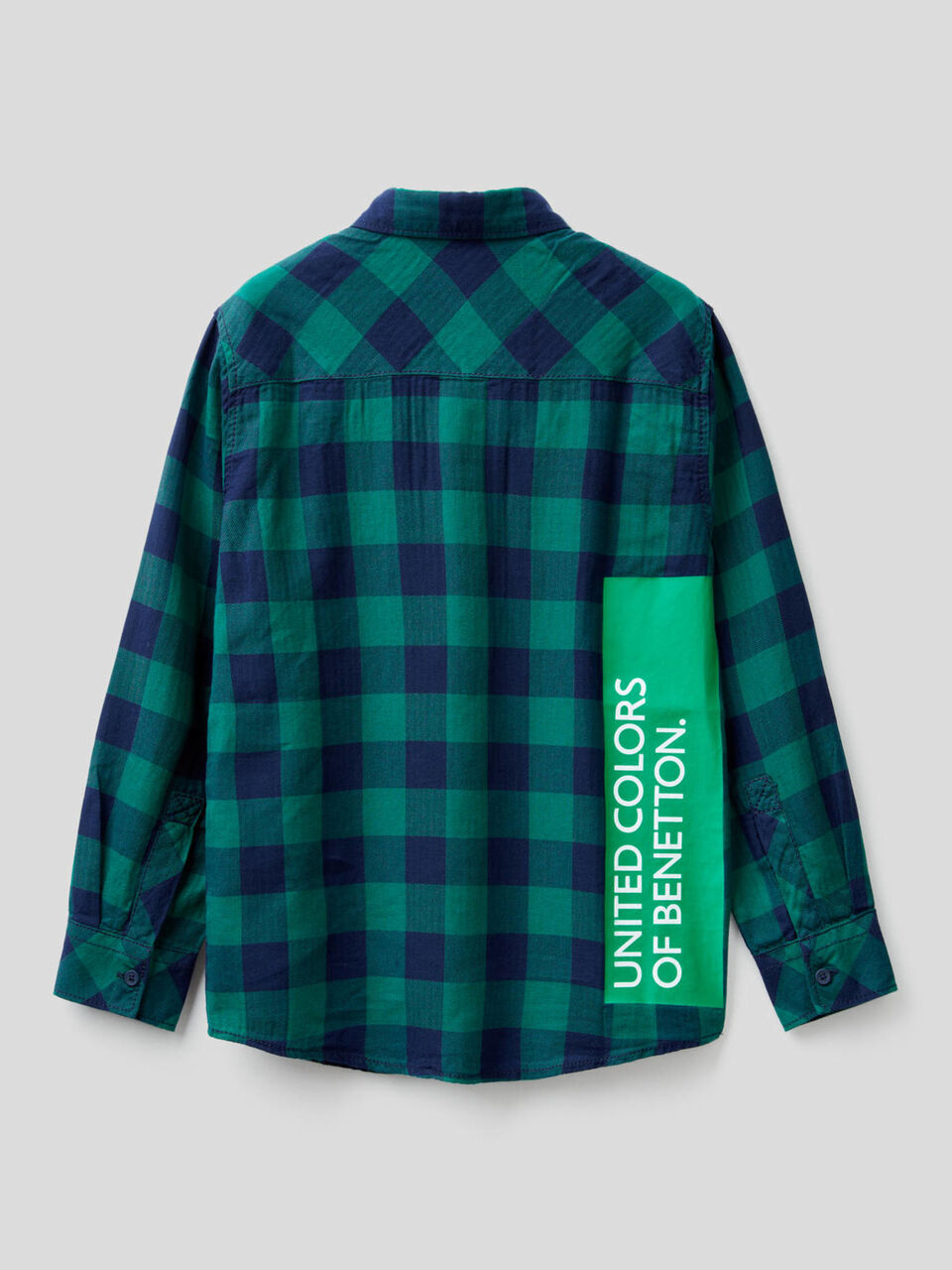 Check shirt in 100% cotton image number 2