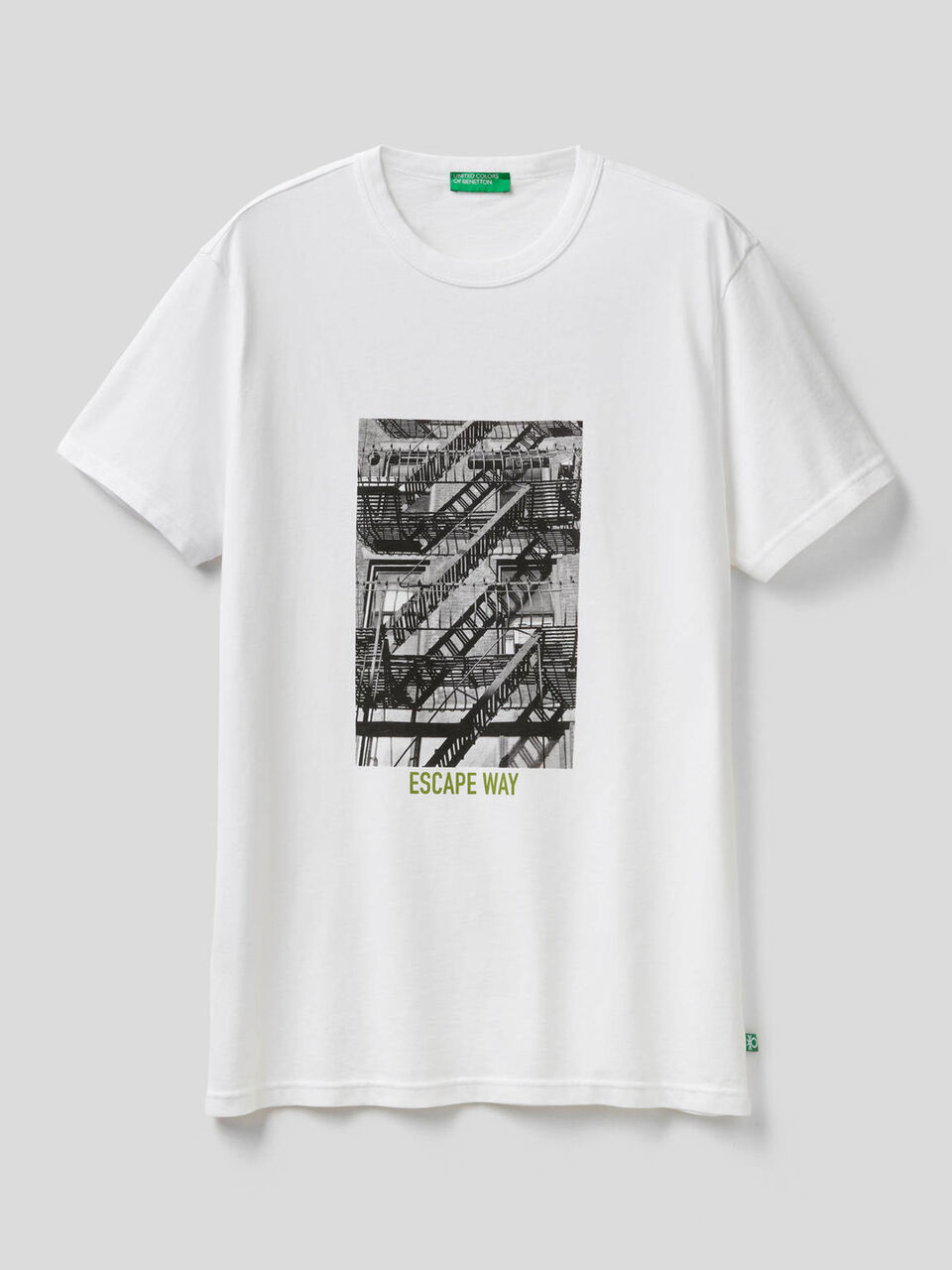 Organic cotton t-shirt with print image number 1
