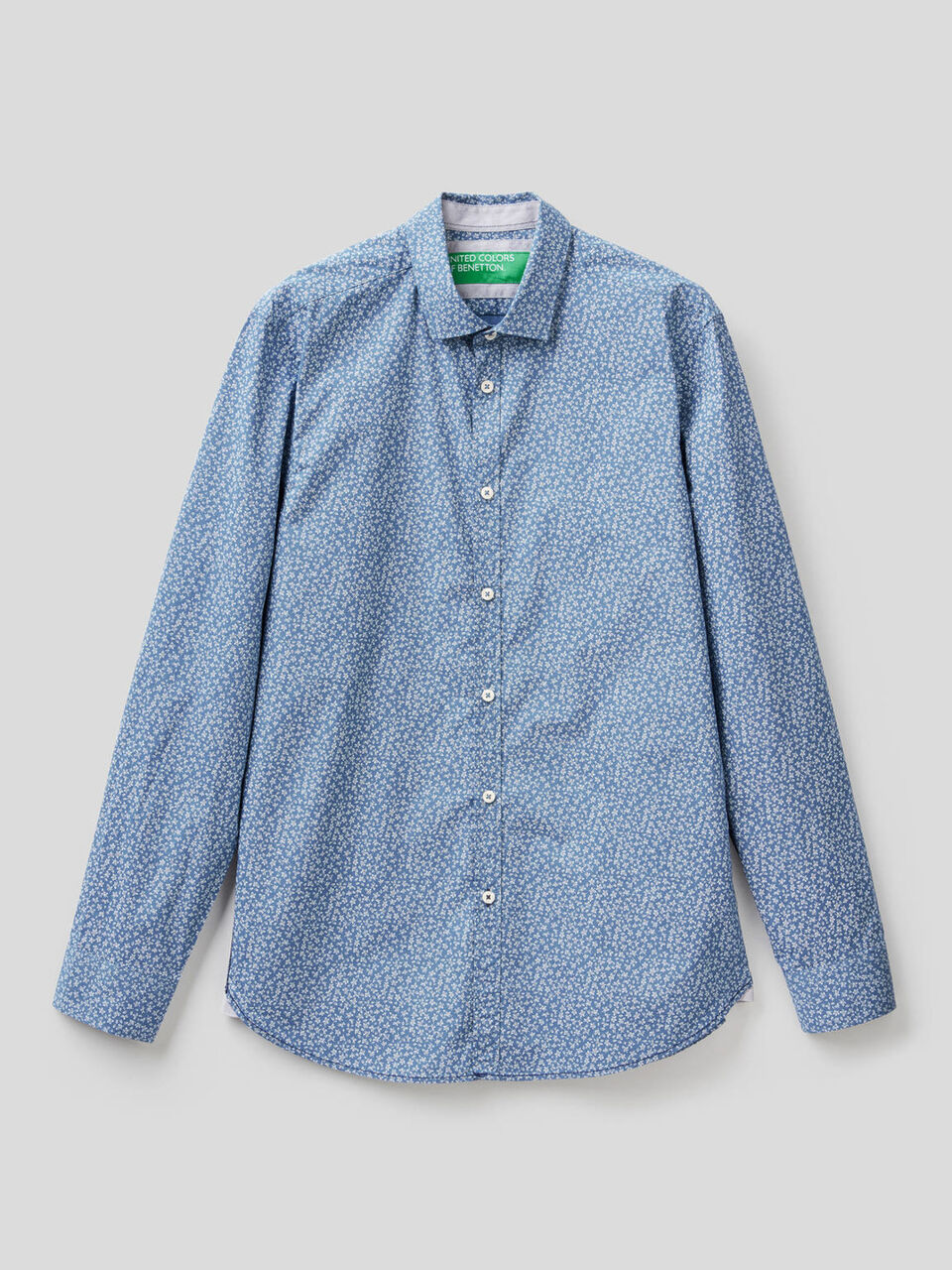 Slim fit printed shirt image number 1