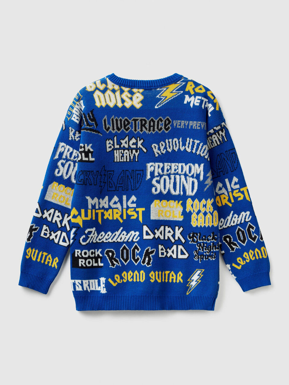 Cotton sweater with graphics image number 2