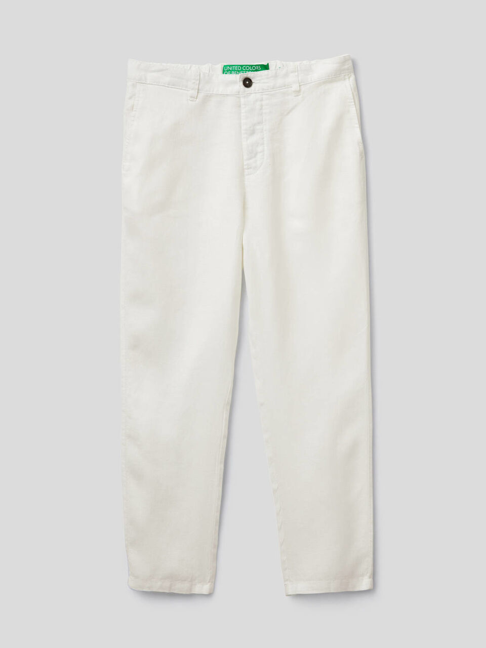 Chino pants in pure linen image number 1