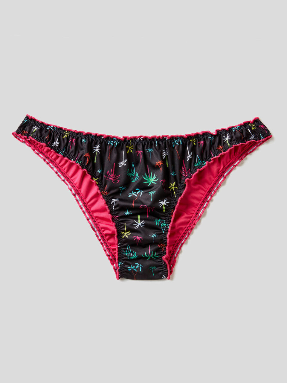 Swimsuit bottoms with palmette print image number 1