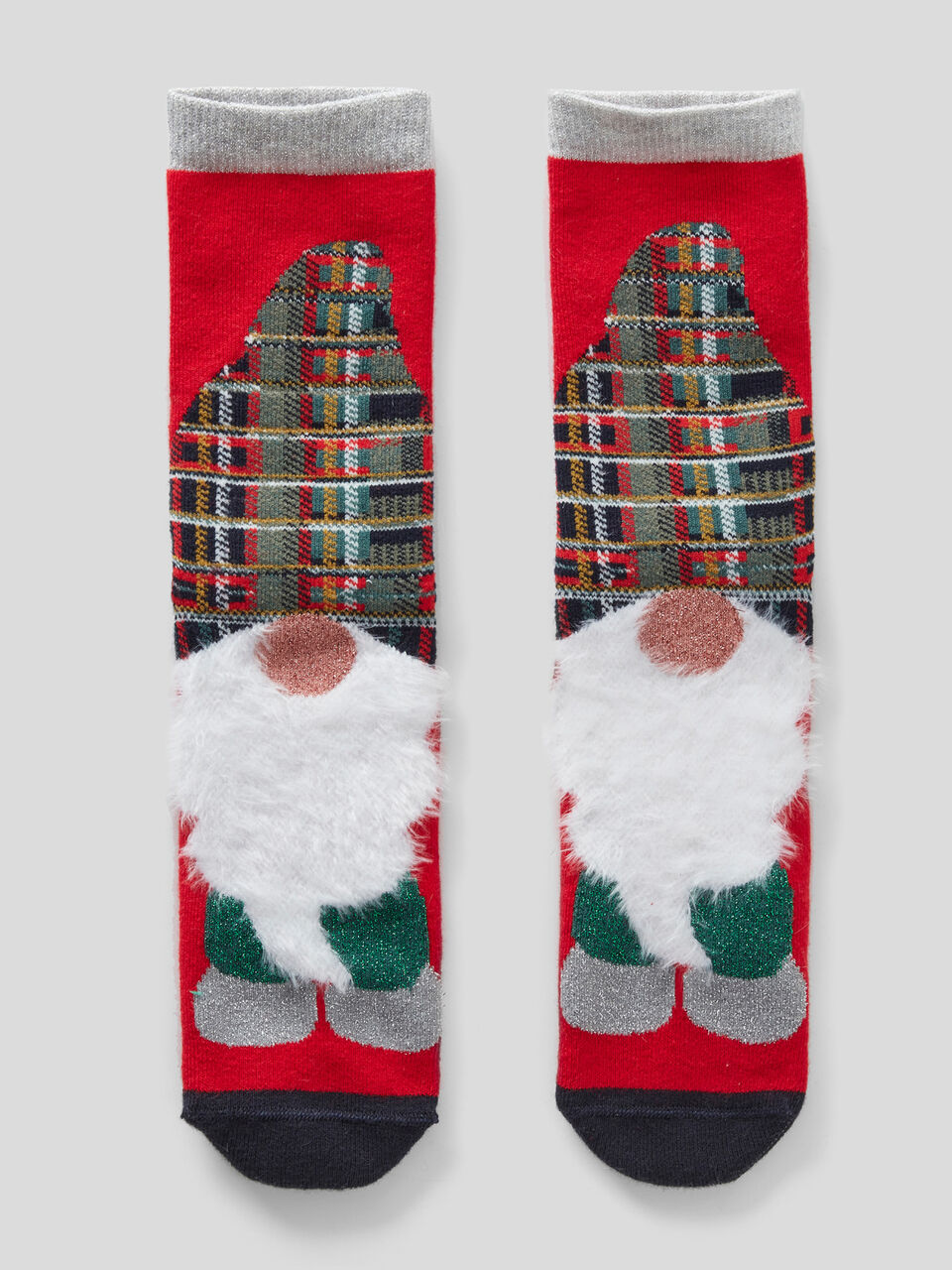 Non-slip terrycloth socks image number 1