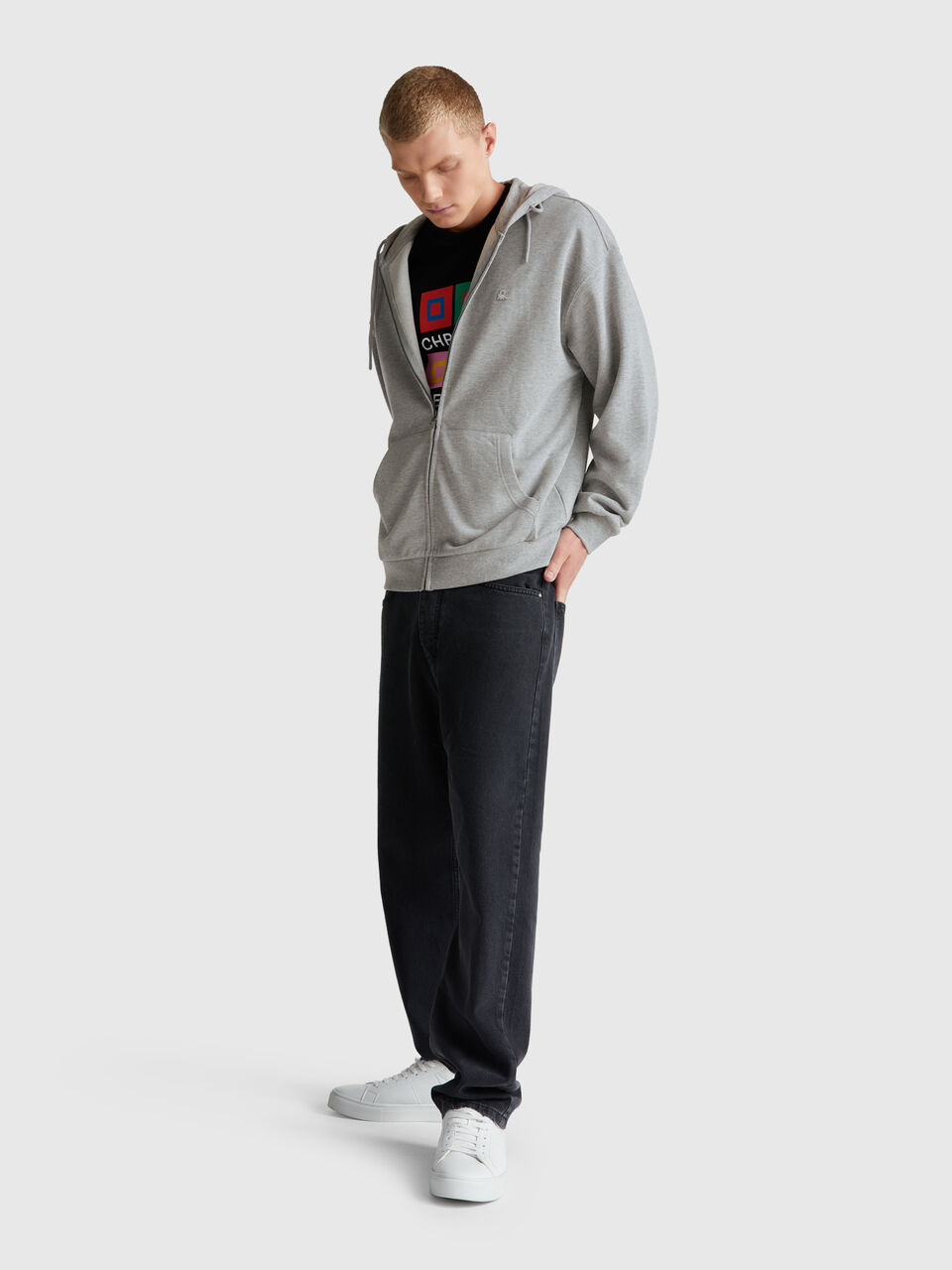 JACKET W/HOOD L/S Men image number null