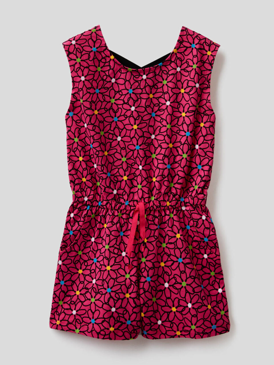 One-piece jumpsuit in pure cotton image number 1
