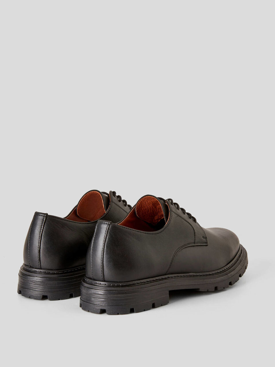 Genuine leather derby shoes image number 2