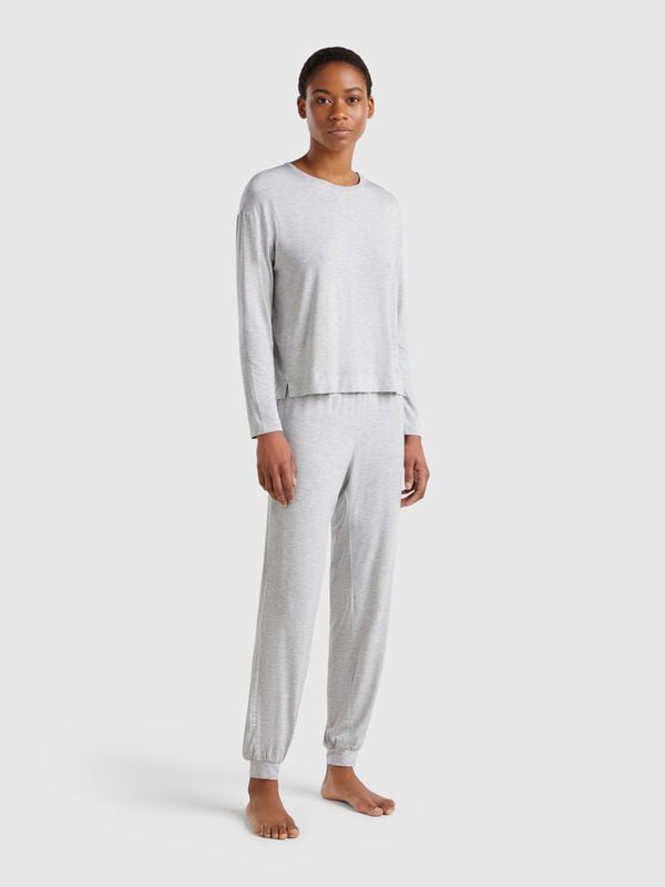 Trousers in stretch Modal Women