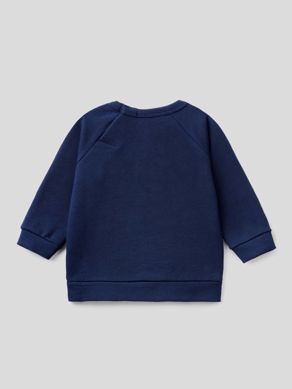 Organic cotton sweatshirt with animal print image number 2