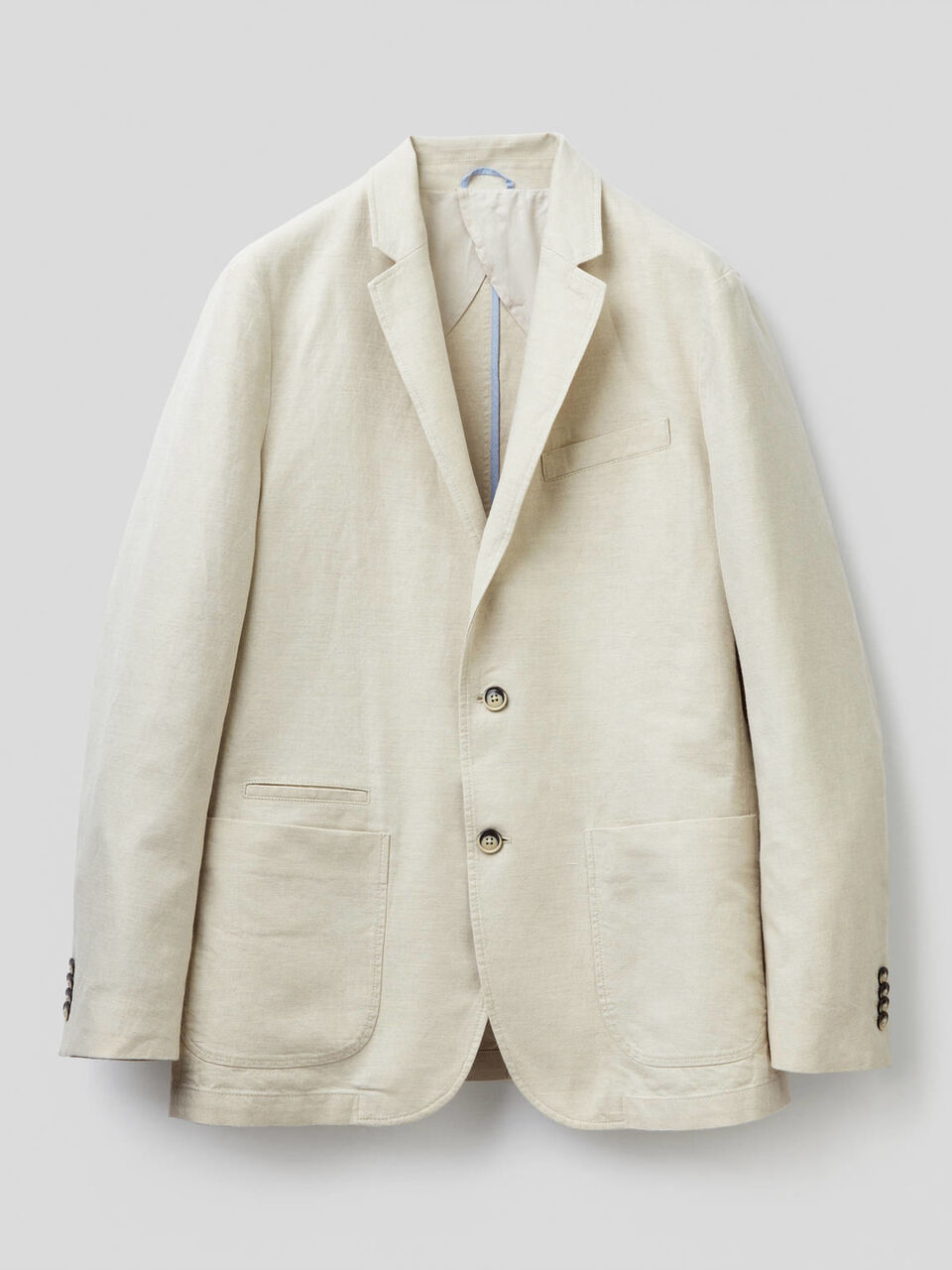 Blazer in linen blend image number 1
