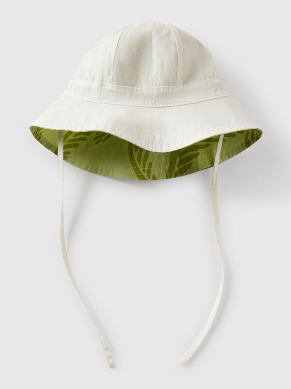Reversible hat with tropical print New Born (0-18 months)