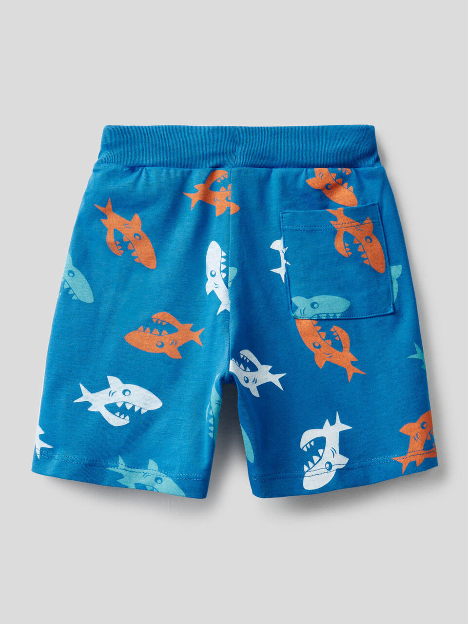Printed shorts in 100% cotton image number 2