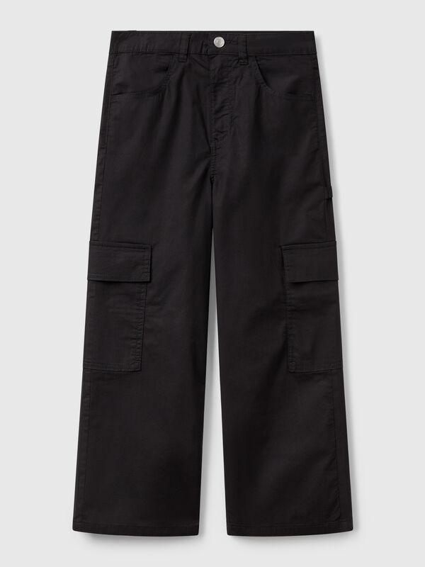 Wide fit cargo trousers Junior Girl