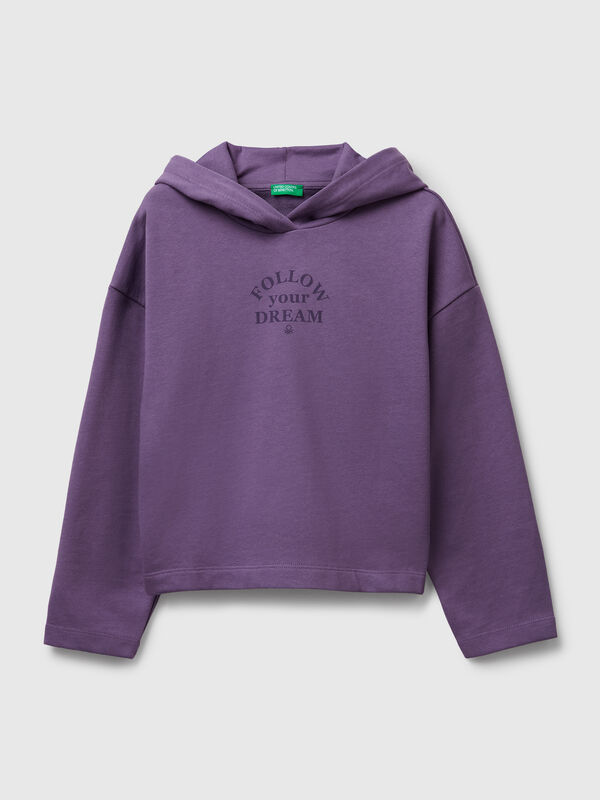 Sweatshirt with slogan print Junior Girl