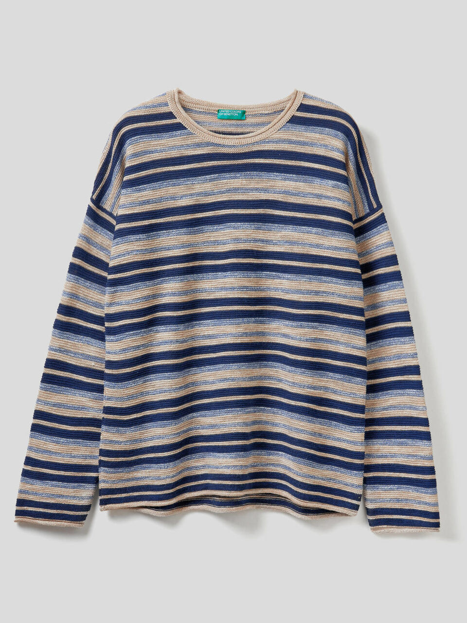 Ribbed knit sweater image number 1
