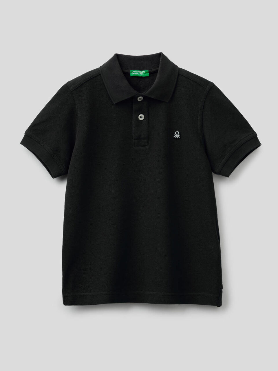 Polo in pure cotton pique image number 1