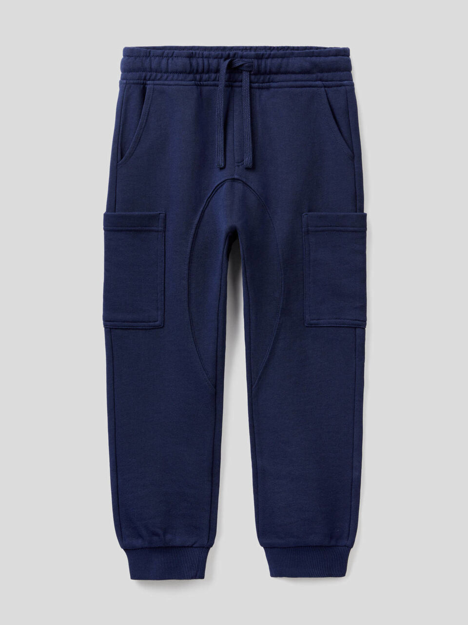 Cargo sweatpants in pure cotton image number 1