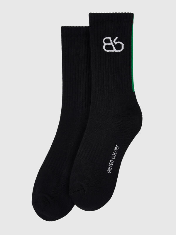 Socks in stretch cotton blend Women