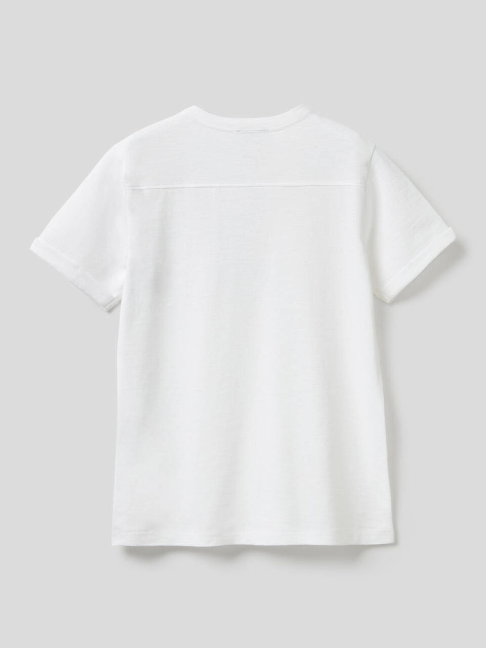 Henley t-shirt in pure cotton image number 2