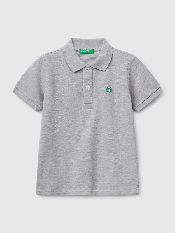 Short sleeve polo in pure cotton Junior Boy