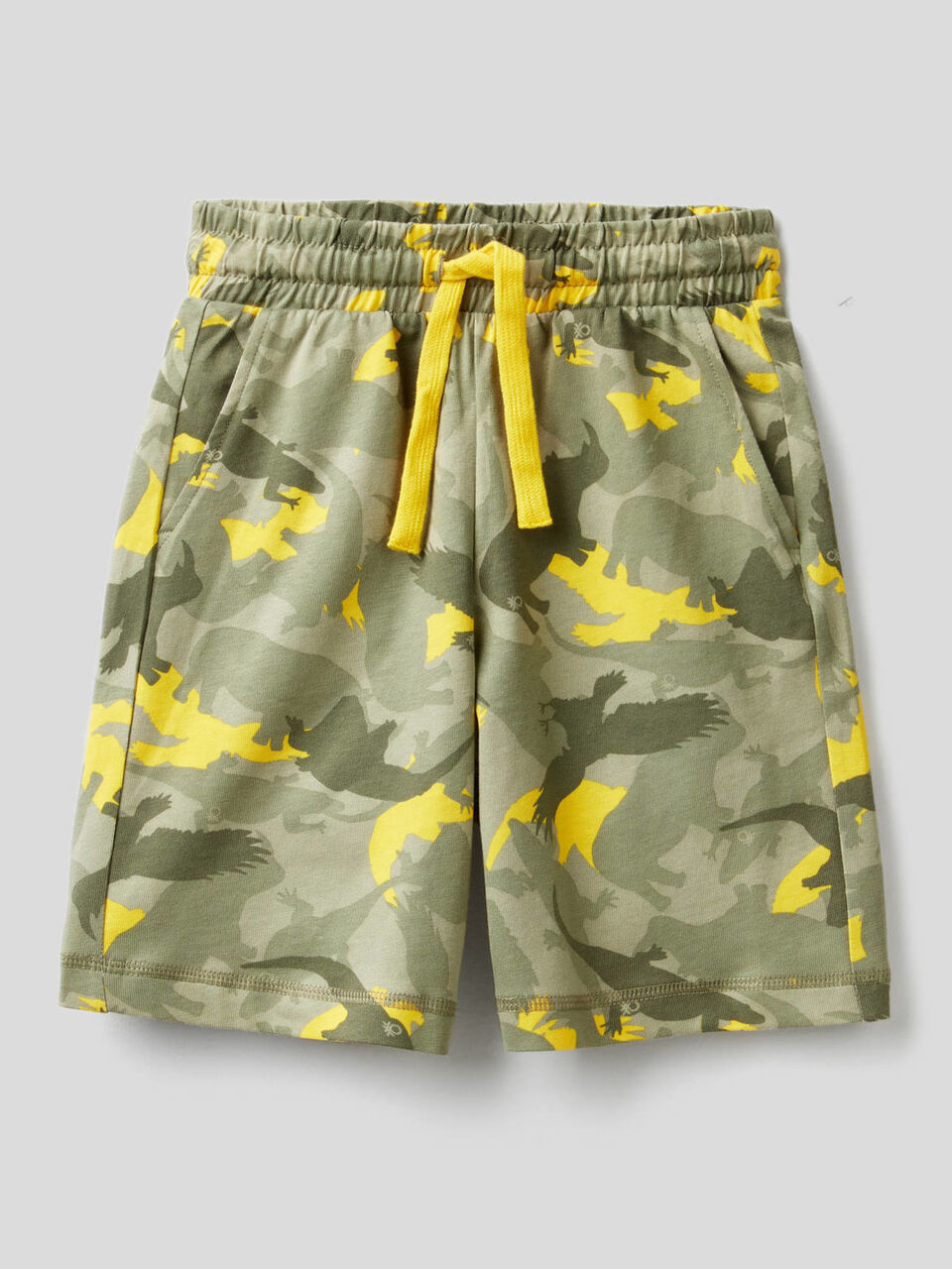 Safari camouflage print bermudas image number 1
