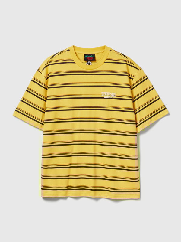 Stranger Things striped t-shirt