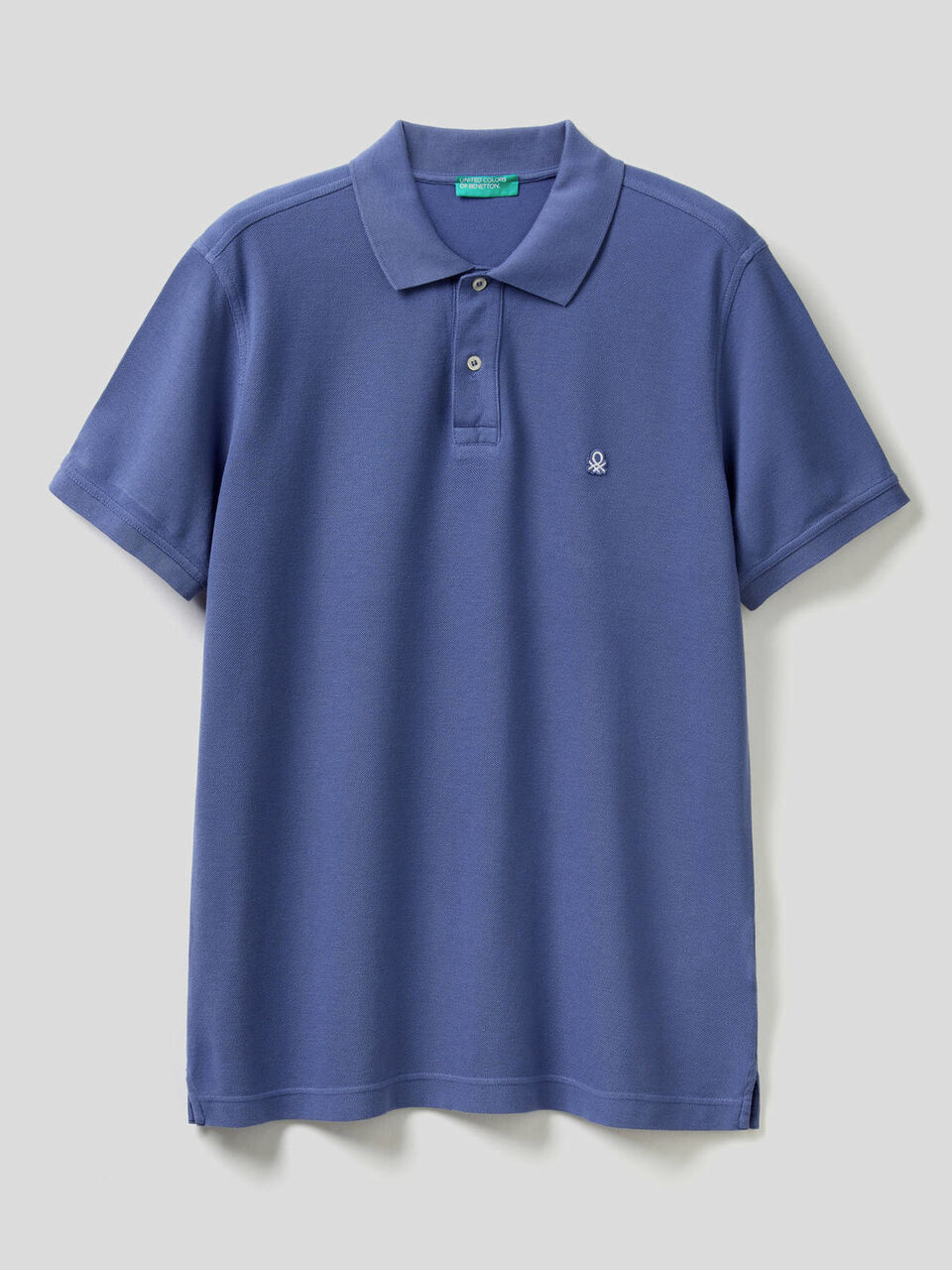Short sleeve polo in 100% cotton image number 1