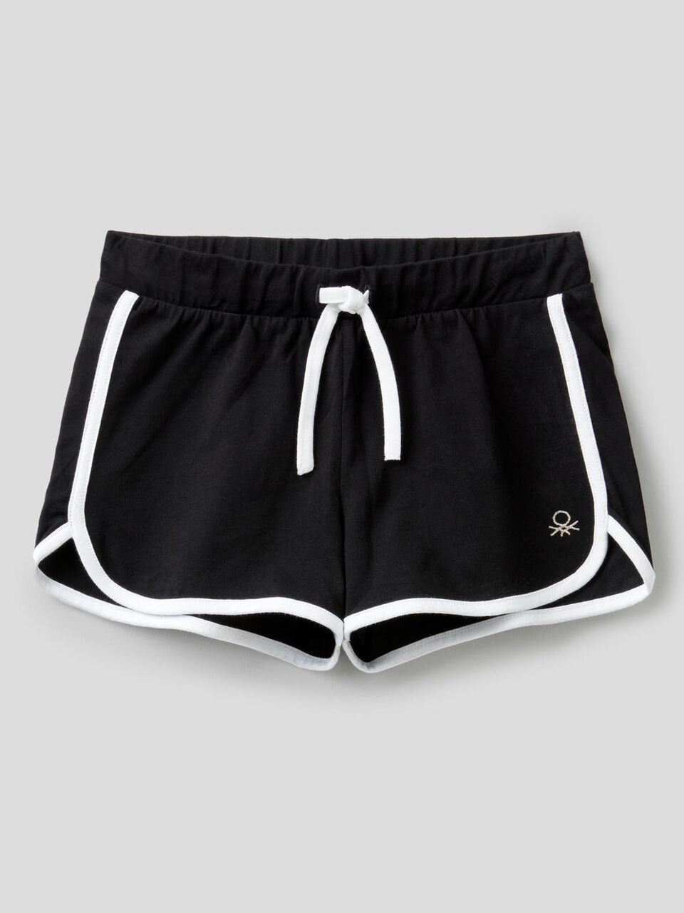 100% cotton runner style shorts image number 1