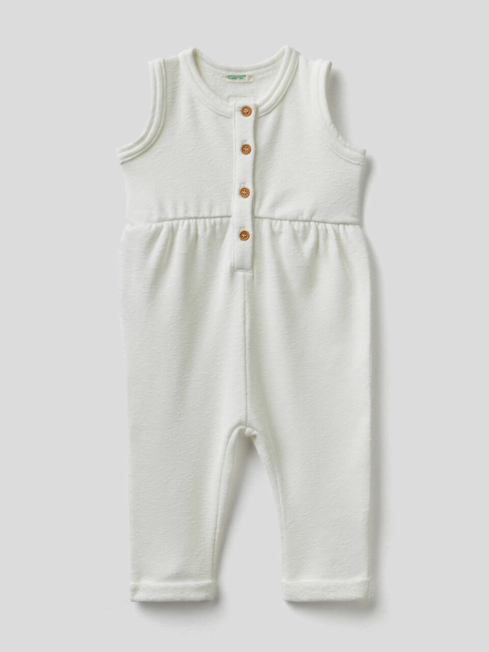Jumpsuit with gathered waist image number 1