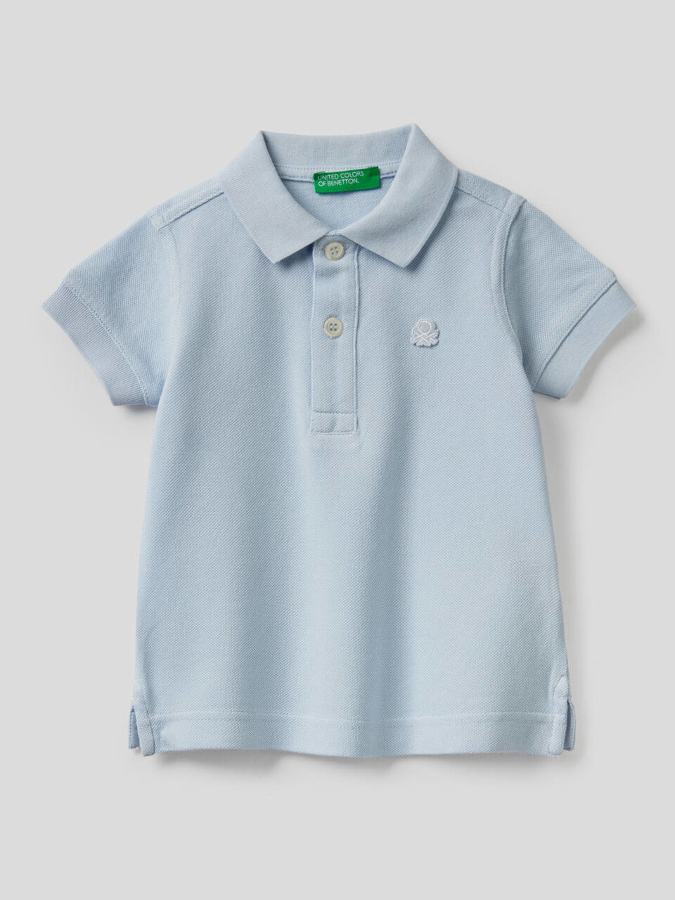 Polo in pure cotton pique image number 1