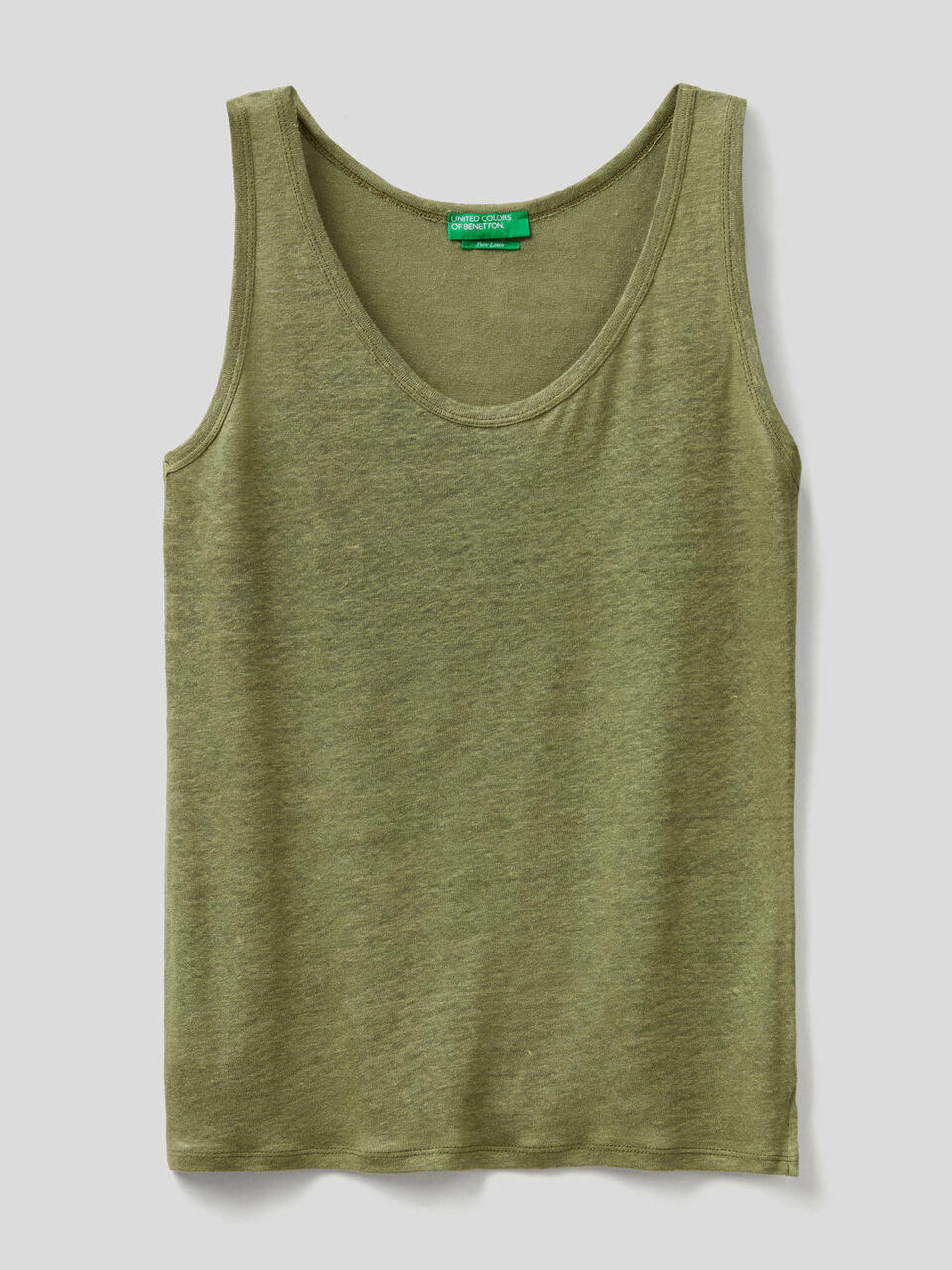 100% linen tank top image number 1