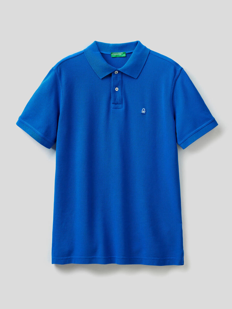 Short sleeve polo in 100% cotton image number 1