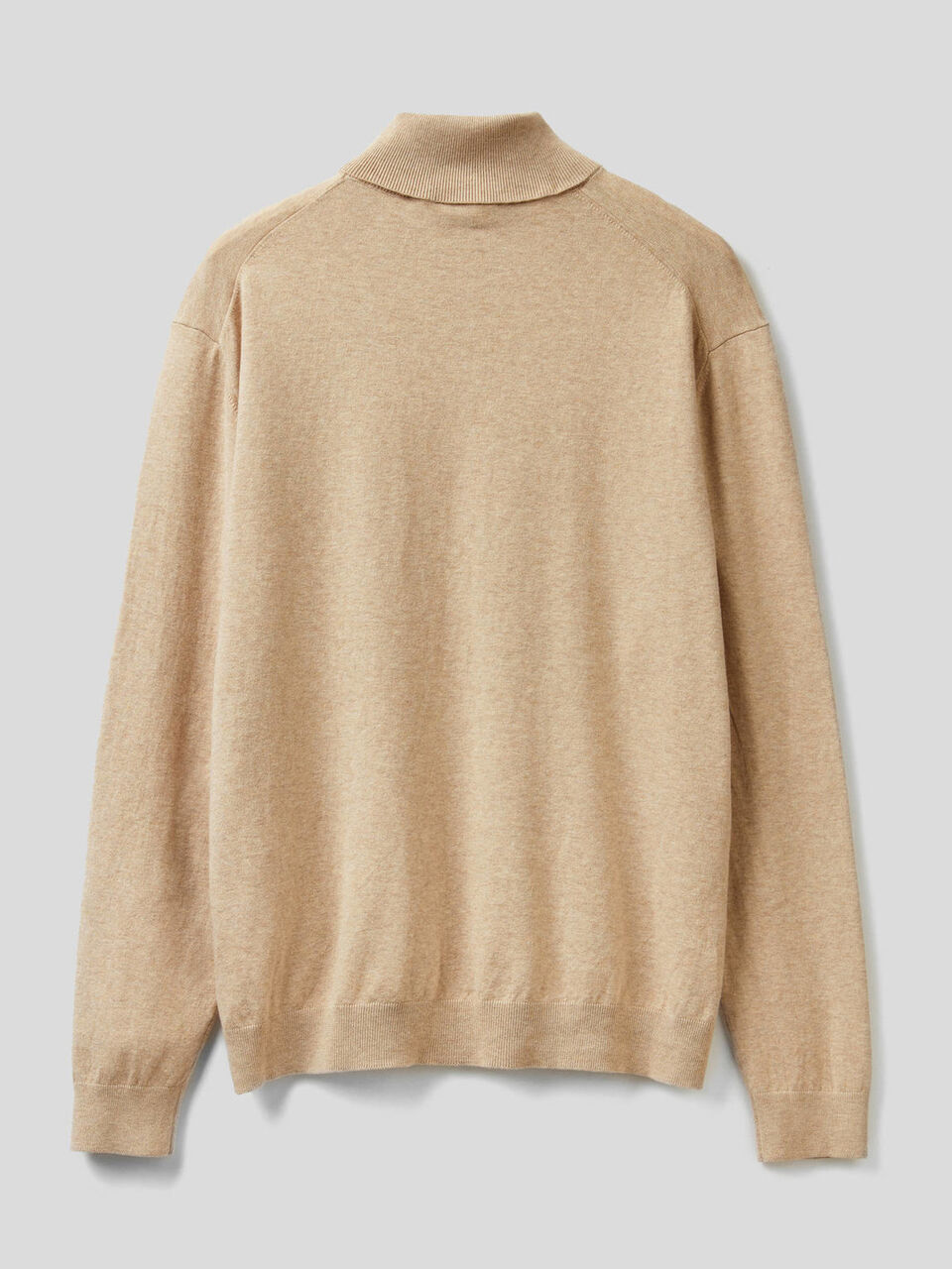Stretch cotton blend turtleneck sweater image number 2