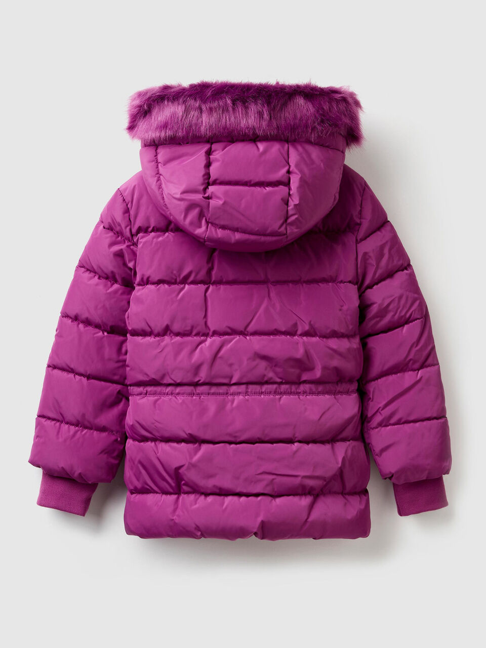 Jacket with hood and drawstring image number 2