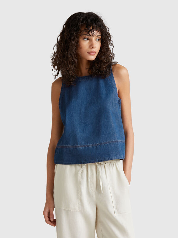 Chambray blouse Women