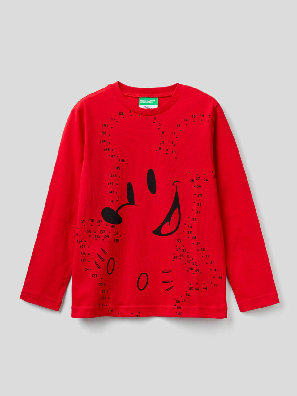 Long sleeve t-shirt with Mickey Mouse print image number 1