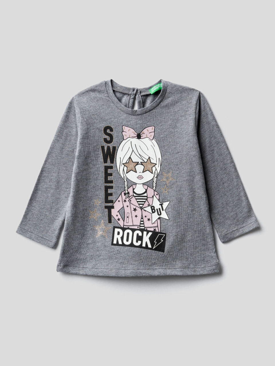Long sleeve t-shirt in pure organic cotton image number 1